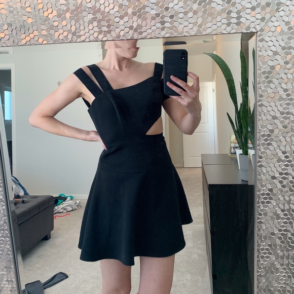 BCBG Black Cutout Dress - Picture 4 of 6